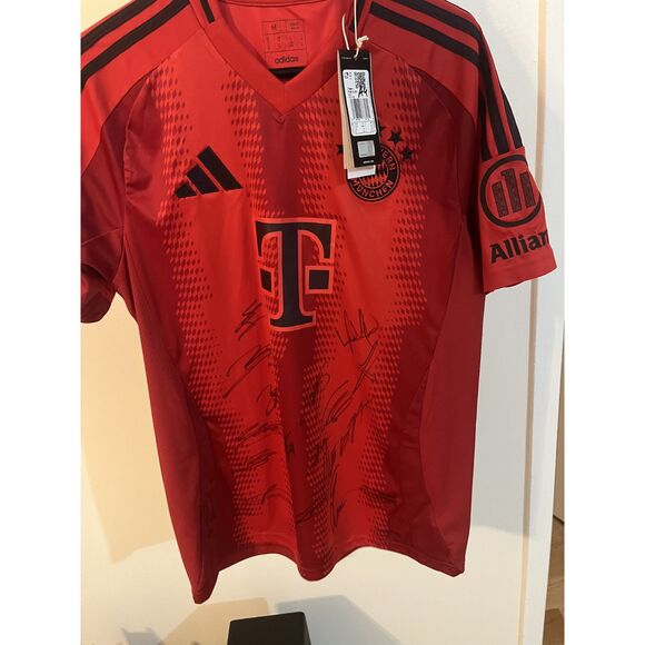 FC Bayern Munchen signed jersey size medium mens adidas - Picture 1 of 5